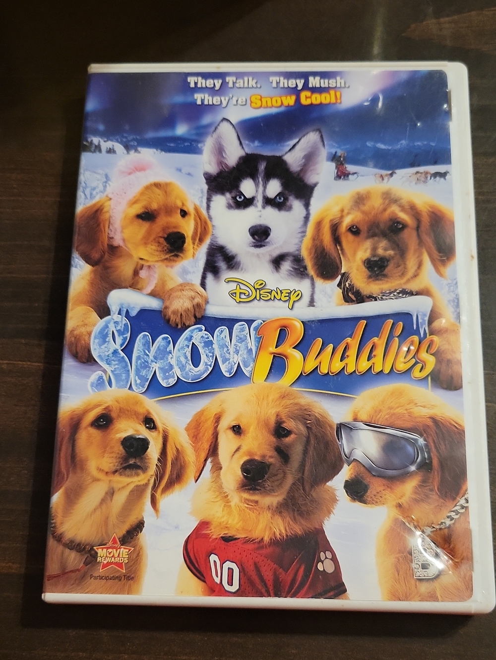Disney Snow Buddies DVD - Blue, White, Yellow, Brown